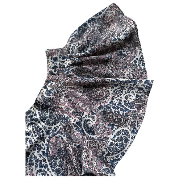 Red by BKE Floral Flutter Sleeve Purple Blue Blouse Size Large - Picture 6 of 12